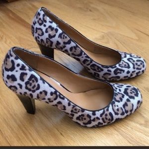 Etienne Aigner Vintage Leopard Pumps